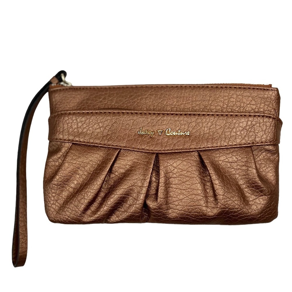 JUICY COUTURE Y2K Metallic Bronze Wristlet